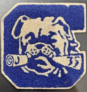 Parche Bulldog Vintage Años 30 - Diploma 5x5 - Imagen 1 de 9