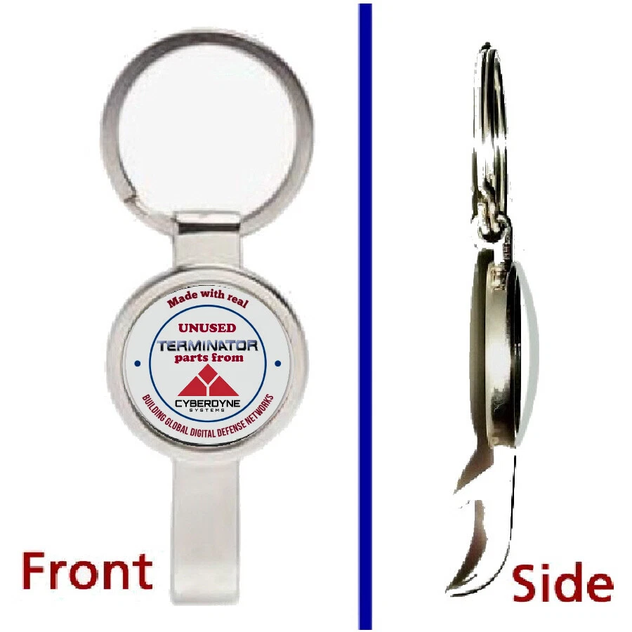 Cyberdyne Systems Keychain secret bottle opener Made From Terminator Metal Prop - Image 1 of 1