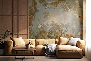 Olympus The Fall of the Giants Renaissance Large Wall Mural Retro Wallpaper - Picture 1 of 9