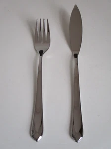 WMF FISCHBESTECK JETTE CROMARGAN PROTECT 2-TEILIG, 1 FISCHMESSER + 1 FISCHGABEL - Bild 1 von 4