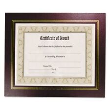  Leatherette Document Frame 8.5 Burgundy Pack of Two 21200  21200