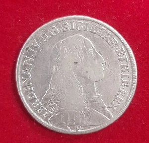 KÖNIGREICH NEAPEL, 1/2 Platte 60 KORN 1792 Ferdinand IV. - Bild 1 von 2