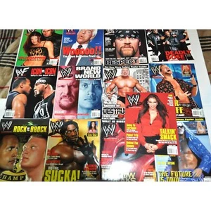 Varias revistas de lucha libre WWF WWE Raw Smackdown programas PPV PUBLICACIÓN GRATUITA - Imagen 1 de 149