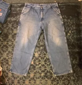 Carhartt Jeans Herren 40x30 Relaxed Fit Straight Denim Hose Workwear B17 - Bild 1 von 3