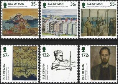 2010 Isle of Man Sg 1618/1623 Isle of Man International Art History MNH - Image 1 of 2