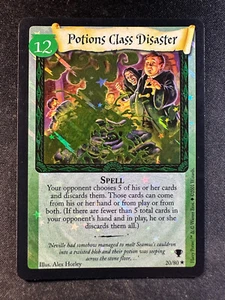 Harry Potter TCG 20/80 Potions Class Disaster Quidditch Cup Spell Foil Rare NM - Picture 1 of 2