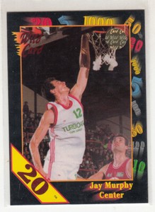 JAY MURPHY 1991-92 Wild Card NCAA 20 Stripe Parallel #52 Boston College Mint