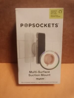 PopSockets Multi-Surface Magnetic Suction Phone Mount for MagSafe Metallic Latte - Image 1 of 3