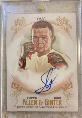 PETR YAN 💎SUPERESTRELLA UFC!!! TARJETA AUTÓGRAFA AUTÉNTICA✨NOVATO✨TOPPS “RARA” Foto 1 de 2