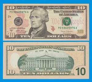 United States 10 Dollar 2017A U.S.A. UNC FR#2045-D Cleveland, Carranza / Mnuchin - Picture 1 of 1