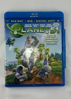 Planet 51 (Blu-ray and DVD,  2010) - 2 Disc - Very Good Condition - Image 1 of 3