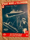 SS NORMANDIE FRENCH LINE CGT 1938 SHORTWAVE & TELEVISION RADIO MAGAZINE RARE  