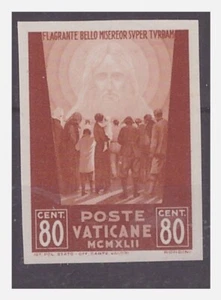 VATICANO 1942 - PRIGIONIERI   - 80 CENTESIMI - PROVA  ARCHIVIO  P78 - Picture 1 of 1