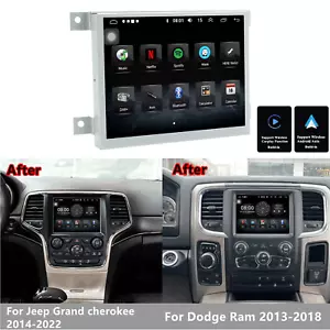 8.4" Android 14 Stereo Radio GPS For Jeep Grand Cherokee Chrysler 300 w/ Carplay - Picture 1 of 24