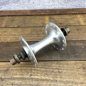 Vintage Bianchi Track Front Hub High Flange 32 Hole Nutted 32h Nutted Track - Picture 1 of 9