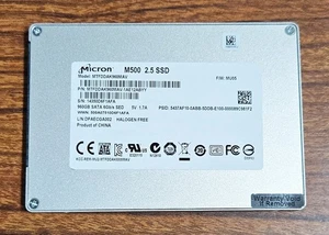 Micron M500 Series 960GB MTFDDAK960MAV (SATA III) 2.5" SSD Solid State Drive - Picture 1 of 2
