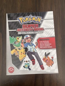 Pokémon Super Activity Book: Do You Know Unova? – Kids Puzzles, Mazes, Games - Picture 1 of 2