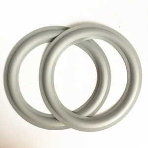 2 Ersatz 6" Lautsprecher grau Gummisicke für B&W DM603 S1, S3 Reparatur - Bild 1 von 6