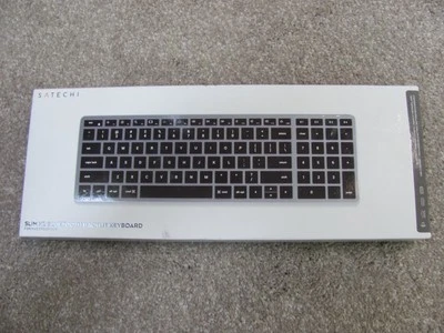 Brand New Satechi Slim X2 Bluetooth Backlit Keyboard For Mac (Space Gray) - Image 1 of 4