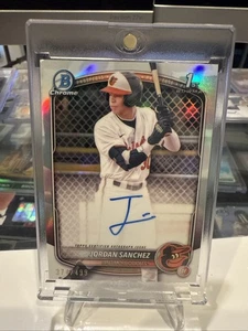 2025 Bowman Chrome Jordan Sanchez 1st Bowman Refractor Auto /499 #CPA-JOS - Picture 1 of 4