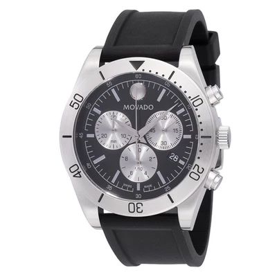 Movado 0607992 Men's Sportivo Black Dial Quartz Watch - Image 1 of 4
