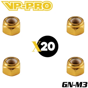 VP-PRO GN-M3 Gold M3 Kontermuttern (20) Team Associated Xray Losi Traxxas Arrma Mugen - Bild 1 von 4