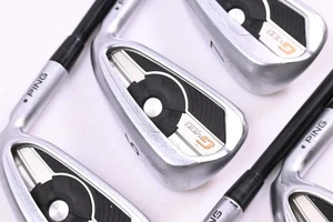 Ping G400 Irons / 5-PW / Black Dot / Regular Flex Ping Alta CB AWT Shafts - Picture 1 of 7