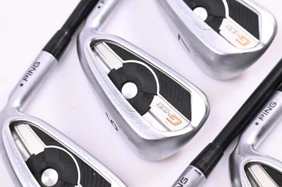 Ping G400 Irons / 5-PW / Black Dot / Regular Flex Ping Alta CB AWT Shafts - Image 1 of 4
