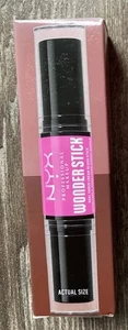 (2) NYX Wonder Stick Coral Deep Peach Blushstick Crema Doppia Estremità (WSB03) Nuovo. - Foto 1 di 2
