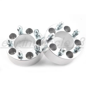 2PCS 5x114 to 5x114 / 5x4.5'' Wheel Spacers Adapters 2" Thick 1/2"x 20 Studs - Picture 1 of 4