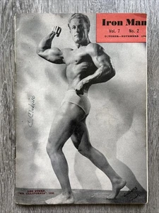RARE Peary Rader THE IRON MAN Magazine LEO STERN MR CALI OCT NOV 1946 VOL 7 NO 2 - Bild 1 von 24