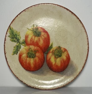 Williams Sonoma Jardin Potager Salad Plate Tomatoes 8 1/4" - Picture 1 of 2