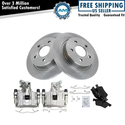 Kit de pastillas de freno trasero y rotor para Ford Focus 2012-2018 Foto 1 de 4