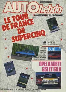 Hebdo Auto Nr. 439 27.09.1984 Opel Kadett GSI & GrA - Bild 1 von 1
