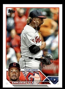 2023 Topps 582 Montgomery Club Set Break #117 Emmanuel Clase Cleveland Guardians - Picture 1 of 2