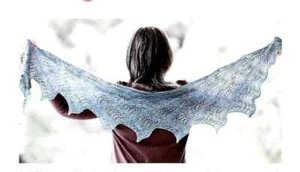 DIANA SHAWL to KNIT in FINGERING WEIGHT YARN by ROMI HILL - Picture 1 of 1