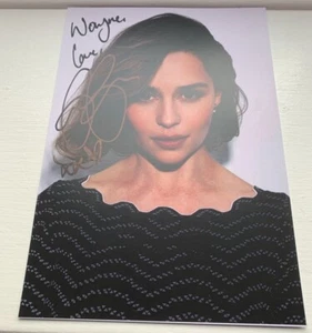 emelia clarke persönlich signiertes Foto - Bild 1 von 4