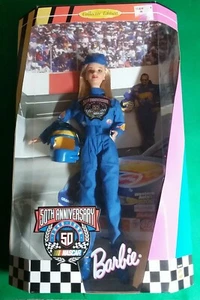 Muñeca Barbie Nascar 1998 50 aniversario nueva en caja - Imagen 1 de 5