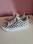 Girls Womens Checkerboard Pumps Trainers Black White Lace Up Size 3 Deichman