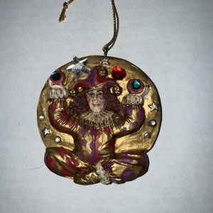 Kurt Adler Inc Jester Clown Juggling Ornament RARE VINTAGE - Picture 1 of 4
