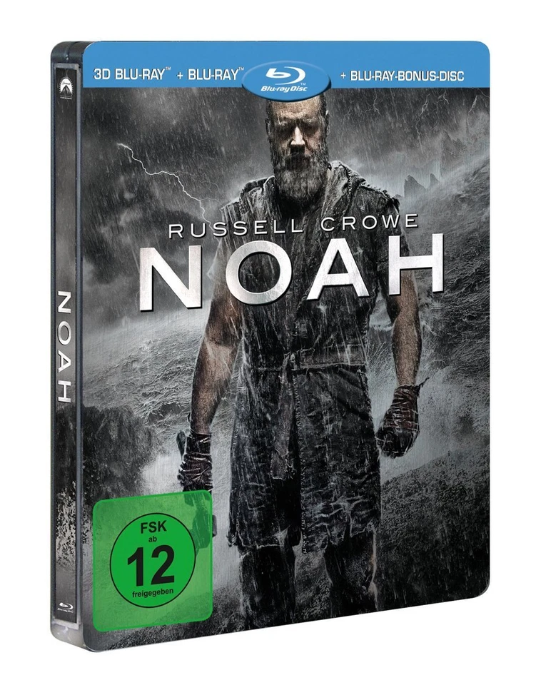NOAH - STEELBOOK EDITION - 3D + 2D + BONUS DISC - 3 BLU-RAY  NEU/OVP - Bild 1 von 1