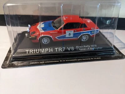 TRIUMPH TR7 V8 Manx Rally 1978 - T. Pond / F. Gallagher - 1/43ème - Altaya / IXO - Photo 1/3