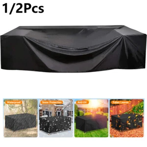 Outdoor Chair Table Cover 420D Oxford Cloth Furnitures Protect Cover Waterproof - Picture 1 of 18