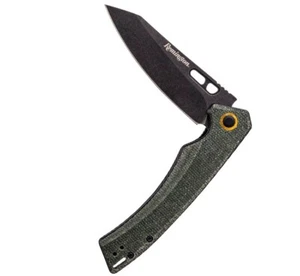 Remington EDC Linerlock Folding Knife 3.5" Stainless Steel Blade Micarta Handle - Picture 1 of 1