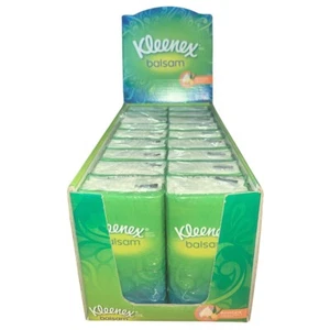Tejidos de bálsamo Kleenex calmantes para el resfriado más duro con caja de bálsamo de 18 paquetes - Imagen 1 de 2