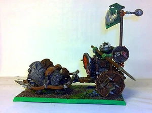 WARHAMMER ORCS AND GOBLINS "ORCS CHARIOT PRO PAINTED" - Picture 1 of 1