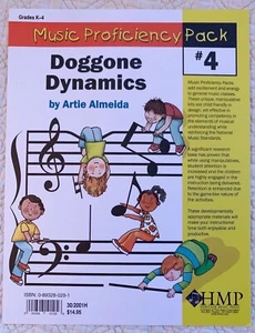 MUSIC PROFICIENCY PACK #4 Doggone Dynamics By Artie Almeida EUC Laminated - Imagen 1 de 5