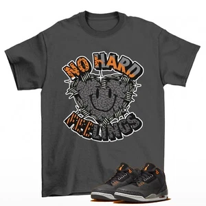 Feelings Shirt Grey to Match Jordan 3 Retro Fear CT8532-080 - Picture 1 of 2