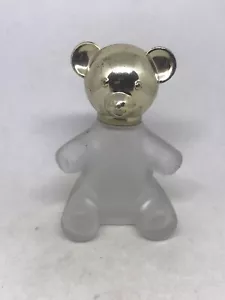 Vintage Avon Perfume Cologne Bottle Teddy Bear 3" Tall - Empty - Bild 1 von 6