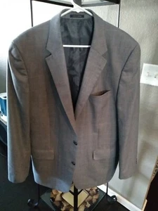 Macy's Club Room Men's Black/Blue Multi-Colored 2 Button Sports Jacket 44L - Picture 1 of 12